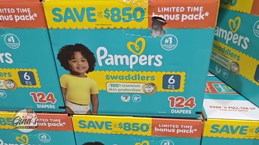 Pampers Swaddlers Size 6, 124 Count