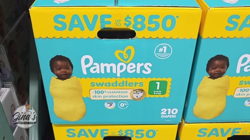 Pampers Swaddlers Size 1, 210CT