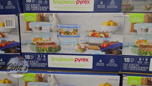 Snapware 18-Piece Pyrex Glass Food Storage Set