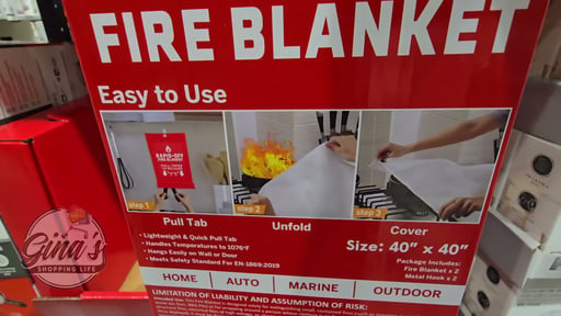RAPID-OFF Fire Blanket 2-Pack