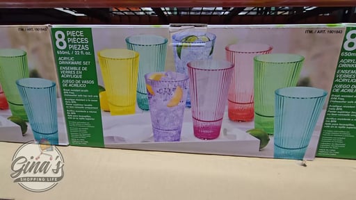 Jia Wei 22 oz. Drinkware Set of 8
