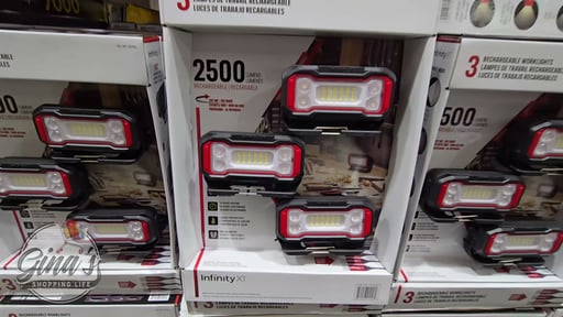 Infinity X1 2500 Lumen Rechargeable Worklight, 3-Pack