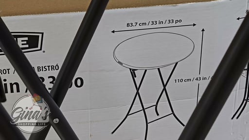 Lifetime 33" Round Bistro Folding Table