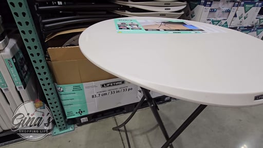 Lifetime Products 48" Round Folding Table