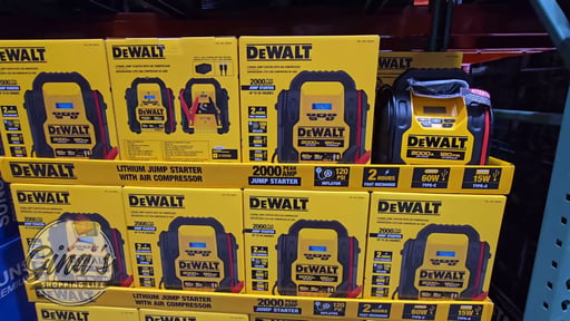 DEWALT 2000A Lithium Jump Starter with Air Compressor and USB Power Bank