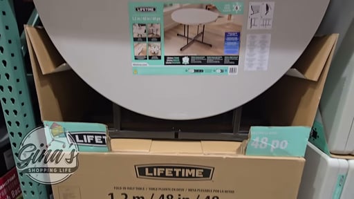 Lifetime Products 48" Round Folding Table