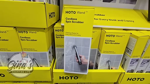 HOTO Wand Cordless Spin Scrubber