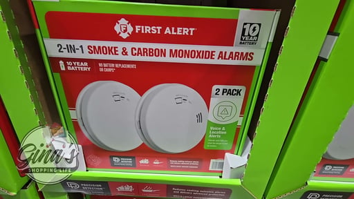 First Alert 10-Year Battery Smoke & CO Alarm 2-Pack 8th Edition