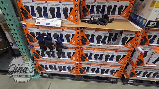 OctoGrip 18 Gauge Nitrile Coated Work Gloves 6-Pack