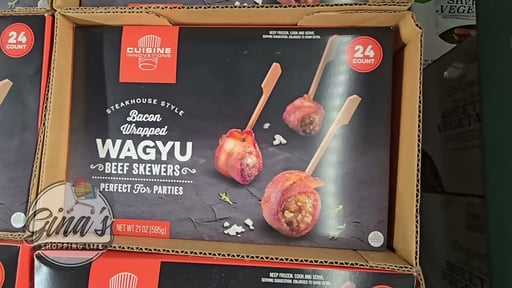 Cuisine Innovation Bacon Wrapped Wagyu Skewers 24 Count