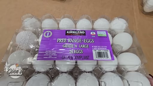 Kirkland Signature Free Range Large Eggs USDA Grade A 24 CT