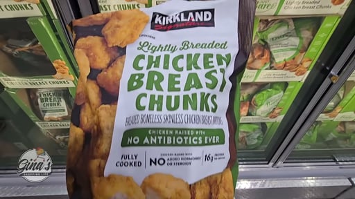Kirkland Signature Lightly Breaded Chicken Breast Chunks 4 lb Bag
