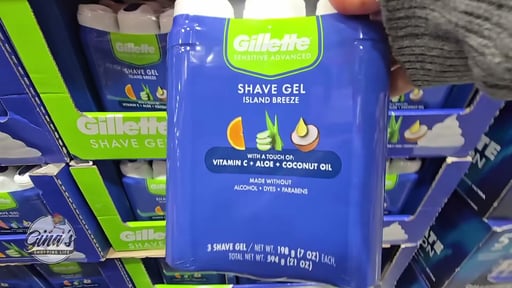 Gillette Island Breeze Shave Gel 3-Pack