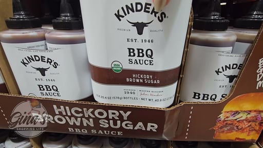 Kinder's Organic Hickory Brown Sugar BBQ Sauce 2/20.4 OZ