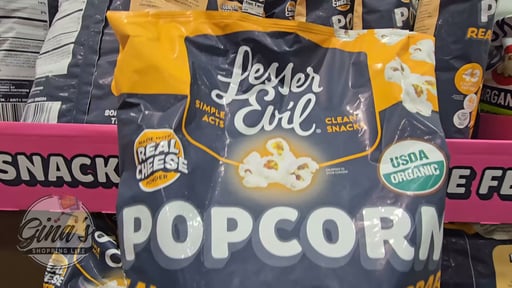 Lesser Evil Organic Cheddar Popcorn