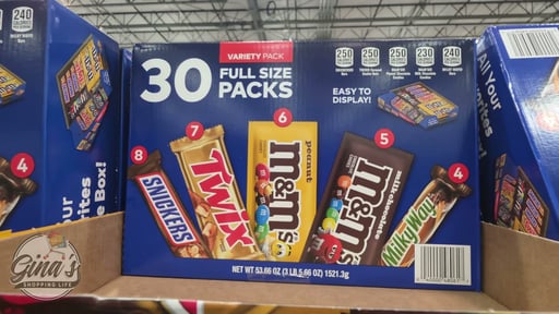 M&M's and Mars Chocolate Variety Pack, 30 ct