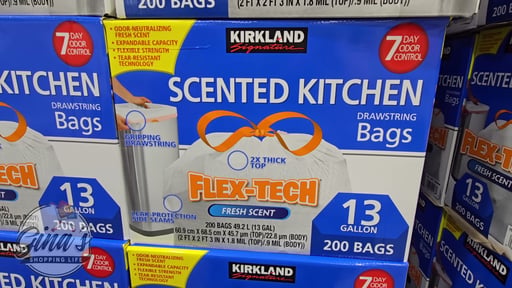 Kirkland Signature Scented Kitchen Bags 200 ct/13 Gal