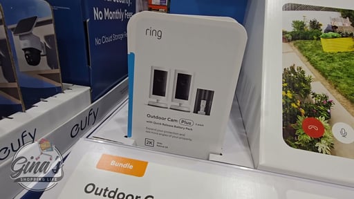 Ring Outdoor Cam Plus 2-Pack with Quick Release Battery Bundle