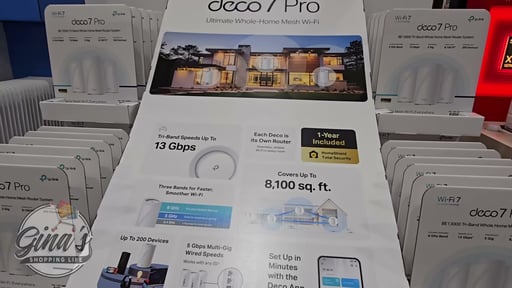 TP-Link Deco BE65 Pro Whole Home Tri-Band Wi-Fi 7 Mesh System 3-Pack