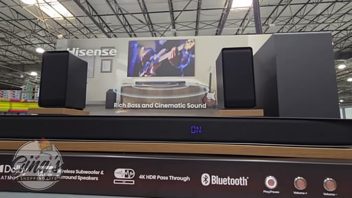 Hisense AX700 5.1.4 CH Dolby Atmos Soundbar with Sub