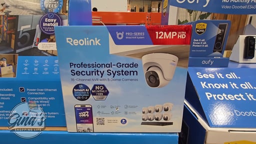 Reolink 4K+ 12MP Wired NVR Security System