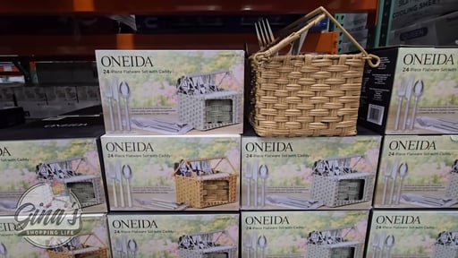 Oneida 24-Piece Flatware Set with Caddy