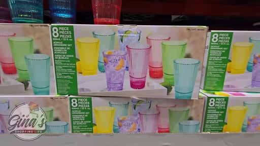 Jia Wei 22 oz. Drinkware Set of 8