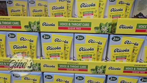 Ricola Sugar Free Lemon Mint Drops 2x105ct