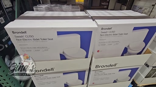 Brondell Swash CL1500-EW Elongated Bidet Toilet Seat