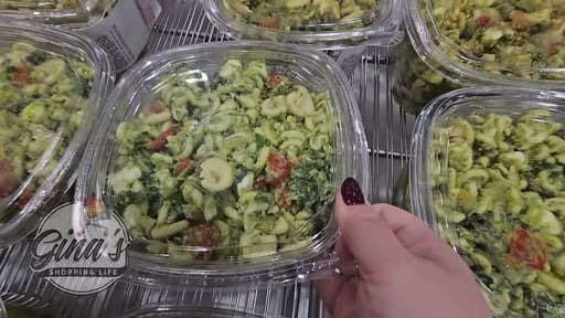 Pesto Pasta Salad with Mozzarella Pearls & Italian Pesto Per LB
