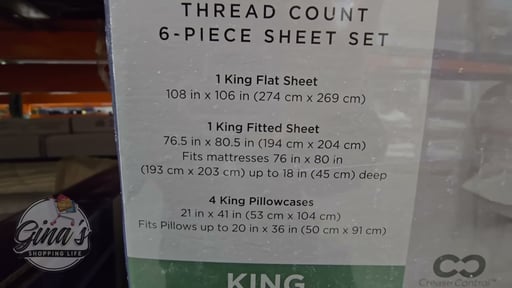 Kirkland Signature 680 Thread Count 6-Piece Sheet Set - King