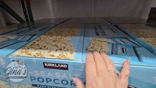 Kirkland Signature Sea Salt Popcorn with Coconut Oil, 36-Count x 0.65 oz (1.48 lb)