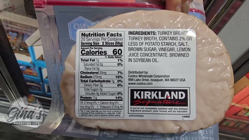 Kirkland Signature Oven Roasted Turkey Breast 2/20 oz