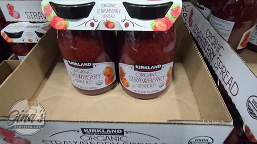 Kirkland Signature Organic Strawberry Spread, 2 x 24 Ounce Jars