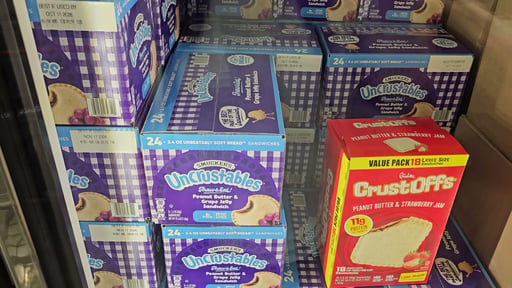 Smucker's Uncrustables Grape Jelly 24ct