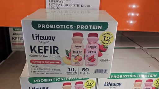 Lifeway Lowfat Probiotic Kefir Variety Pack 12ct