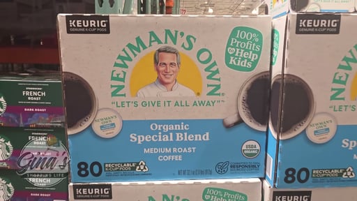 Newman's Special Blend Medium Roast Organic 80 Count K-Cup Pods
