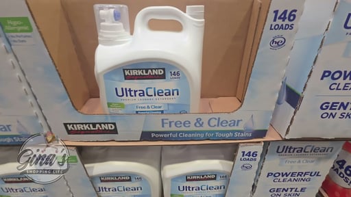 Kirkland Signature Free & Clear HE Liquid Laundry Detergent, 194 Ounces, 146 Loads