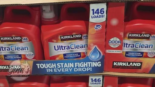 Kirkland Signature Ultra Clean HE Liquid Laundry Detergent, Fresh Scent, 146 Loads, 194 fl oz