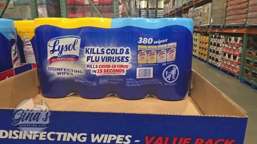 Lysol Disinfecting Wipes 4/95 ct