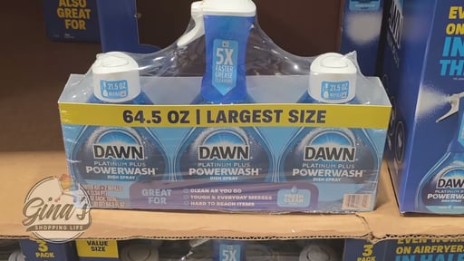 Dawn Platinum PowerWash Dish Spray 21.5 oz + 43 oz Refill