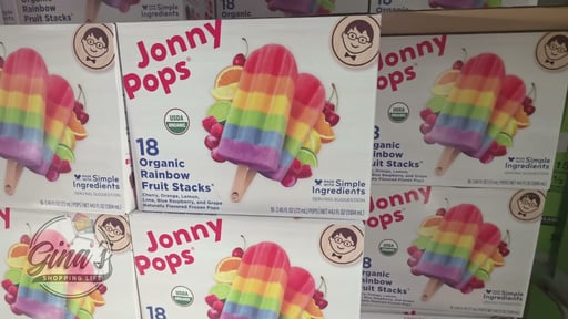 JonnyPops Organic Rainbow Fruit Stack 18 CT 44 Ounces