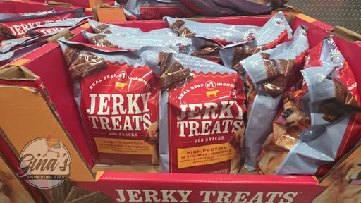 Jerky Treats Beef Flavor Dog Snacks 60 oz (3.75 lbs)