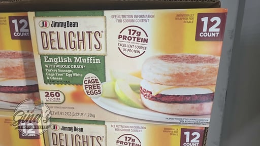 Jimmy Dean Turkey Sausage Muffin 12 ct Box