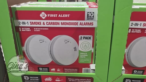 First Alert 10-Year Battery Smoke & CO Alarm 2-Pack 8th Edition