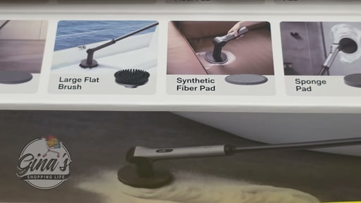 HOTO Flexi Cordless Spin Scrubber