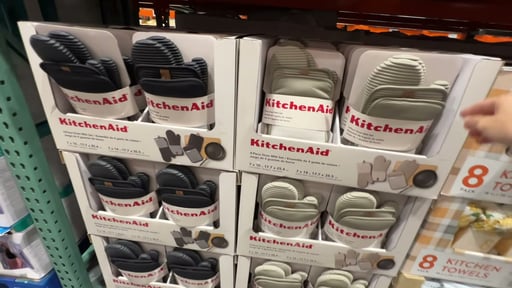 KITCHENAID OVEN MITT SET 2 MITTS & 2 POT HOLDER