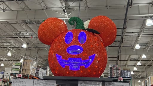 3.6' Mickey Mouse Pumpkin with Infinity Mirrors