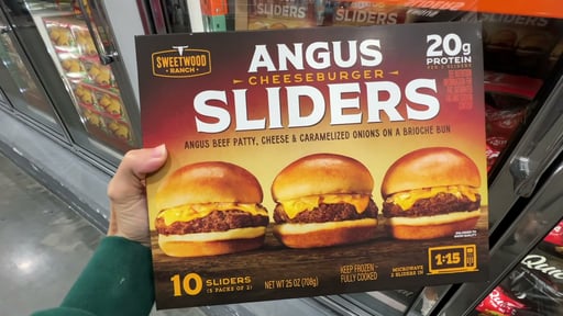 Sweetwood Ranch Angus Cheeseburger Sliders 10/2.5 oz