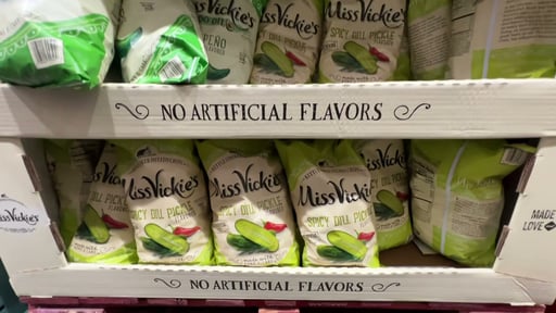 Miss Vickie's Spicy Dill Pickle Chips 22 oz